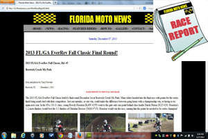 Florida MOTO News - 2013 FL/GA EverRev Fall Classic Final Round at Bostwick