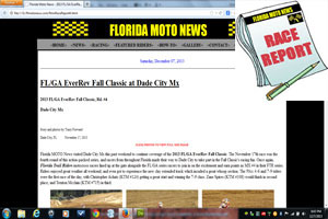 Florida MOTO News - 2013 FL/GA EverRev Fall Classic at dade City Motocross