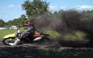 FLMN Featured Rider Max Darling - Huge roost in corner