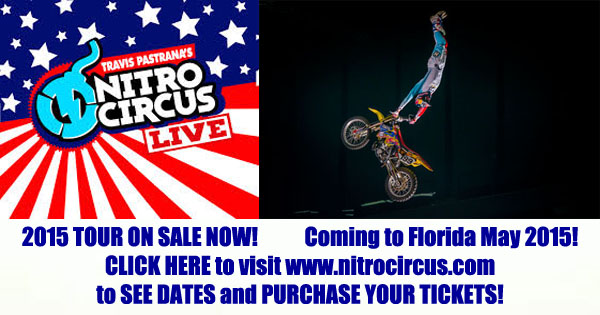 Florida MOTO News - Travis Pastrana Nitro Circus Tour Ad