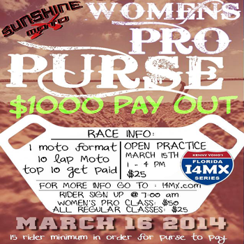 Florida MOTO News - women's Pro-Am Race with I4MX Series at Sunshine Mx